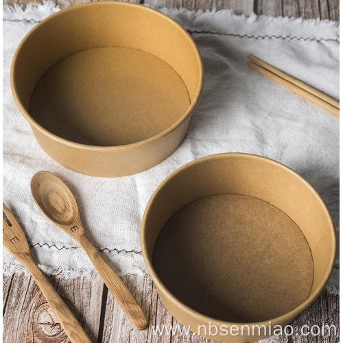 Microwave kraft paper food box